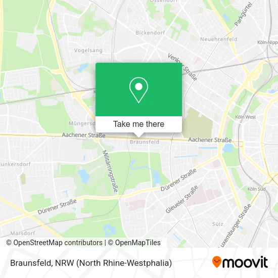 Карта Braunsfeld