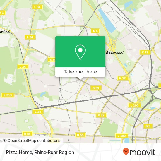 Pizza Home map