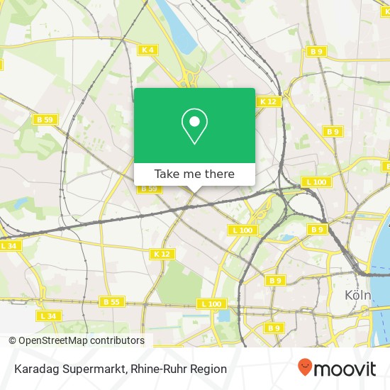 Карта Karadag Supermarkt