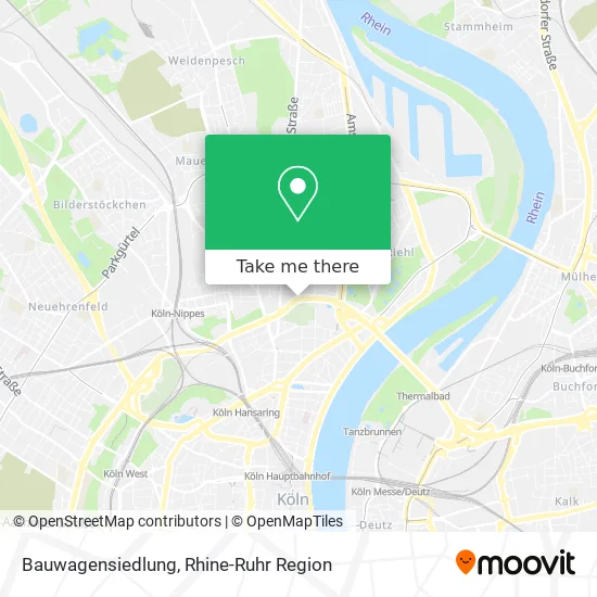 Bauwagensiedlung map