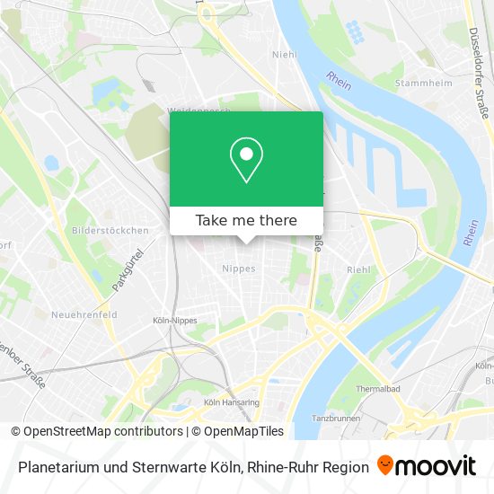 Planetarium und Sternwarte Köln map