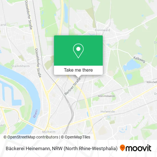 Карта Bäckerei Heinemann