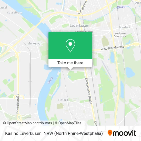 Kasino Leverkusen map