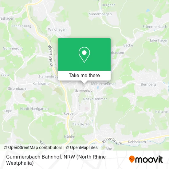 Gummersbach Bahnhof map