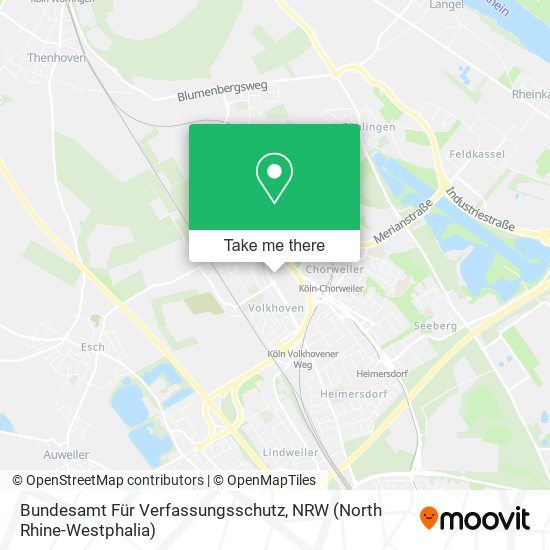 Bundesamt Für Verfassungsschutz map