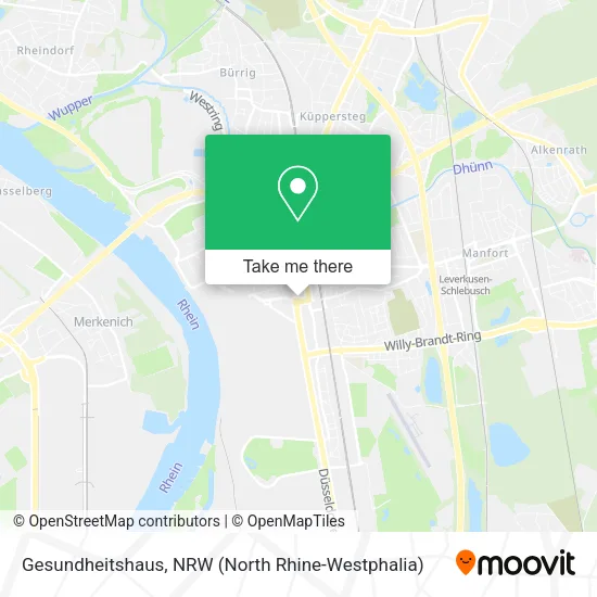 Карта Gesundheitshaus