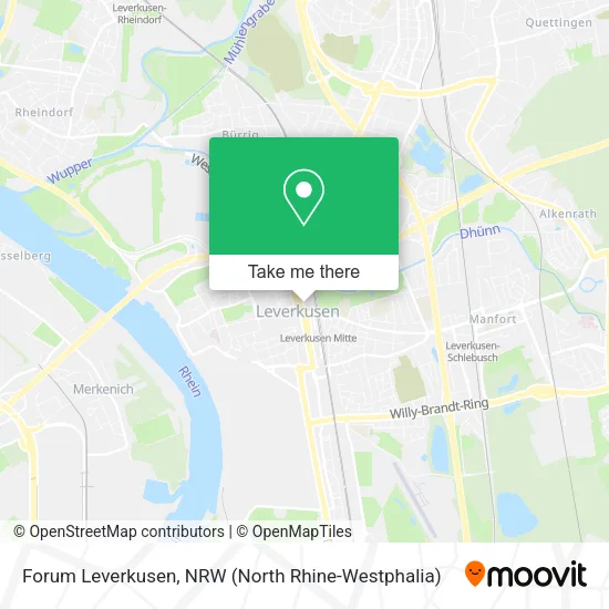Карта Forum Leverkusen