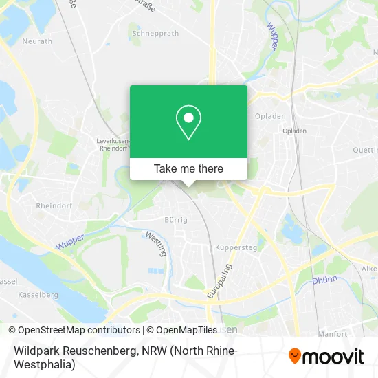 Карта Wildpark Reuschenberg