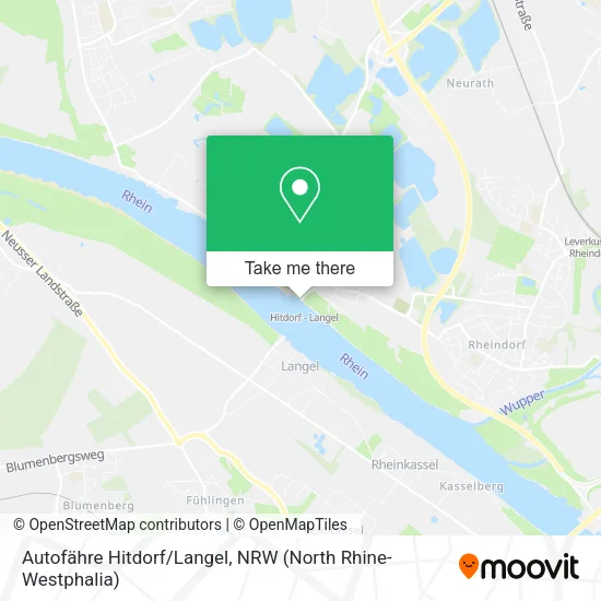 Карта Autofähre Hitdorf/Langel
