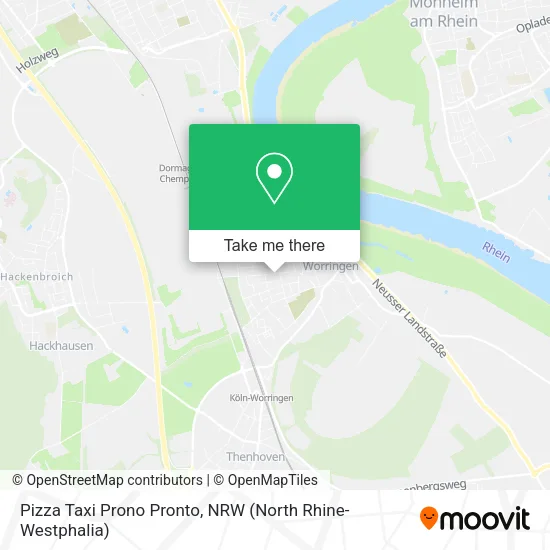 Карта Pizza Taxi Prono Pronto