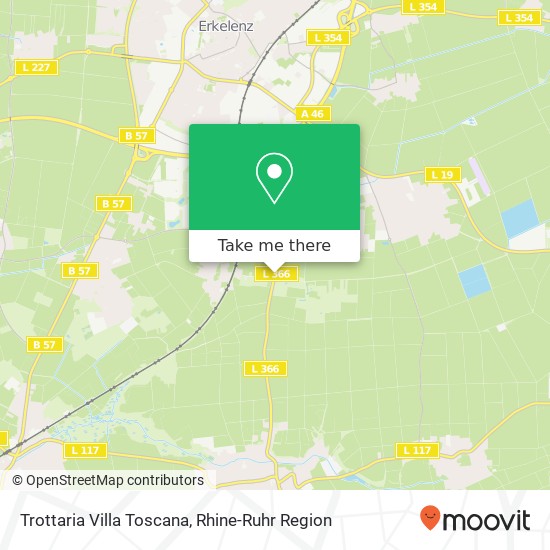 Trottaria Villa Toscana map