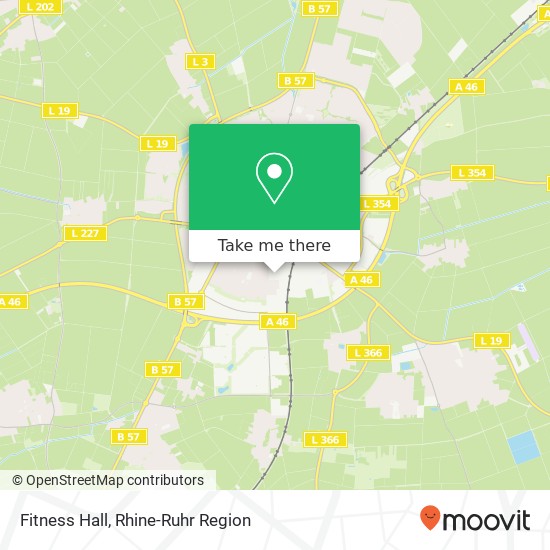 Fitness Hall map