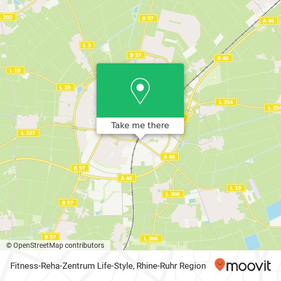 Fitness-Reha-Zentrum Life-Style map