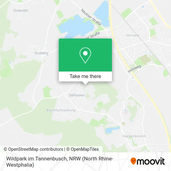 Карта Wildpark im Tannenbusch