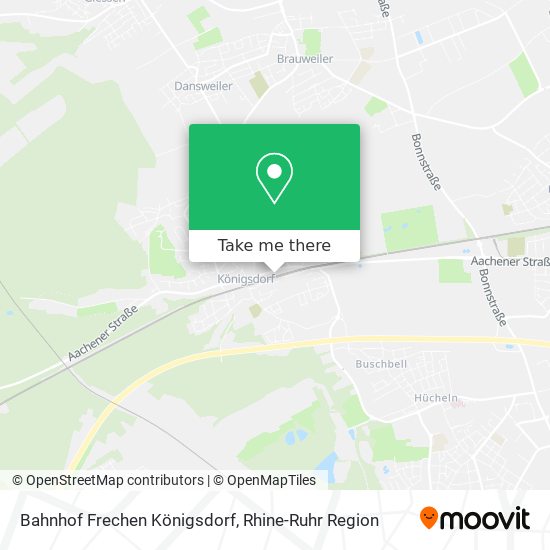 Bahnhof Frechen Königsdorf map