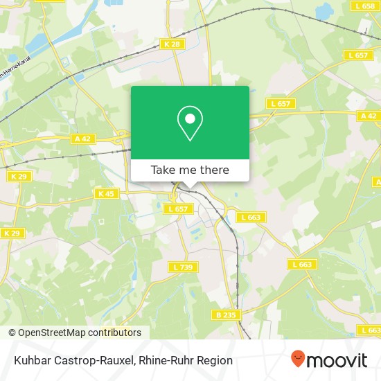 Kuhbar Castrop-Rauxel map