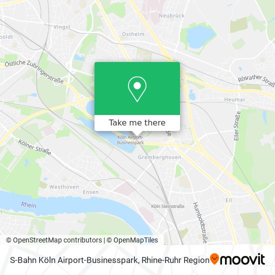 Карта S-Bahn Köln Airport-Businesspark