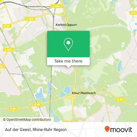 Auf der Geest map