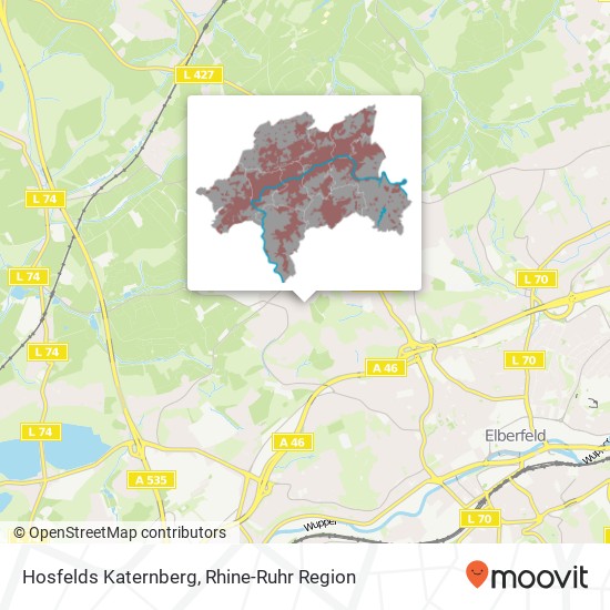 Hosfelds Katernberg map