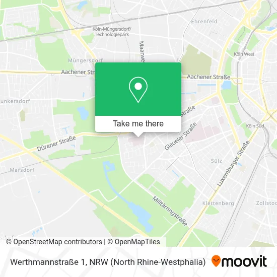 Werthmannstraße 1 map