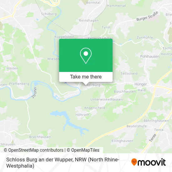 Schloss Burg an der Wupper map