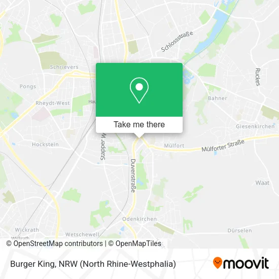 Карта Burger King