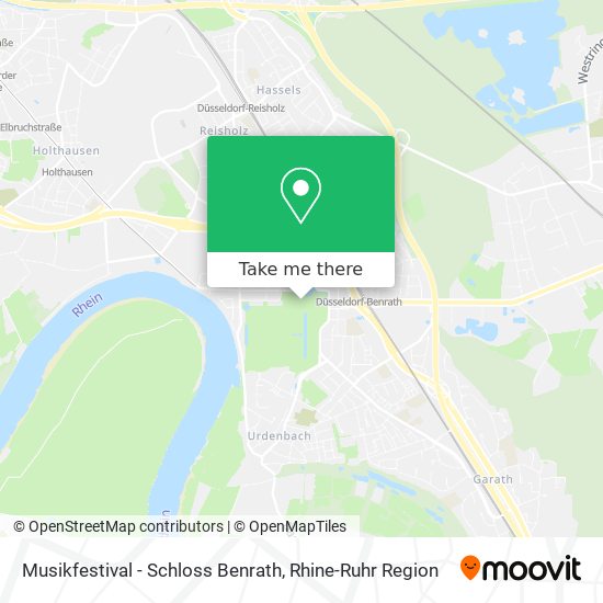 Musikfestival - Schloss  Benrath map