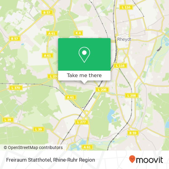 Freiraum Statthotel map