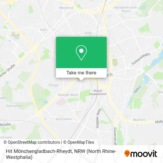 Карта Hit Mönchengladbach-Rheydt