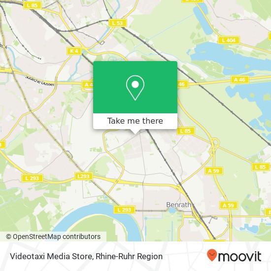 Videotaxi Media Store map