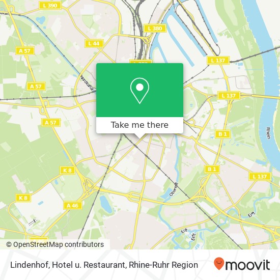 Lindenhof, Hotel u. Restaurant map