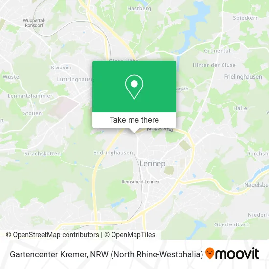 Gartencenter Kremer map