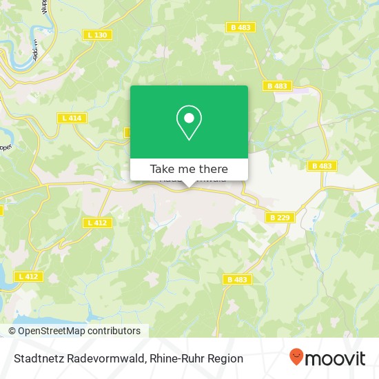 Stadtnetz Radevormwald map