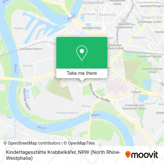 Карта Kindertagesstätte Krabbelkäfer