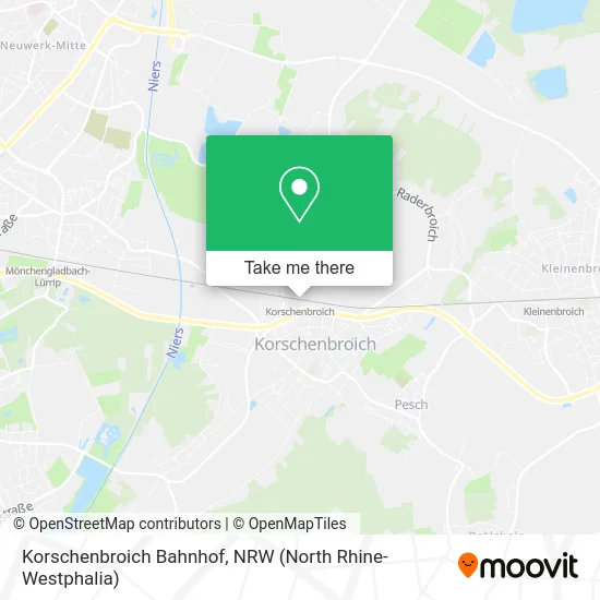 Korschenbroich Bahnhof map