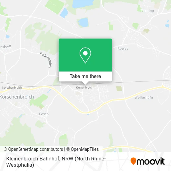 Kleinenbroich Bahnhof map