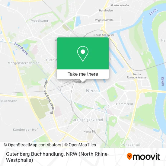 Карта Gutenberg Buchhandlung