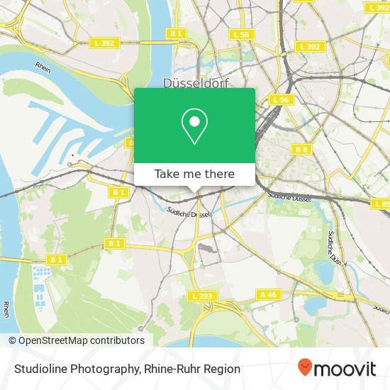 Studioline Photography map