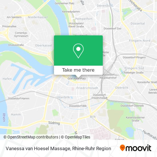 Vanessa van Hoesel Massage map