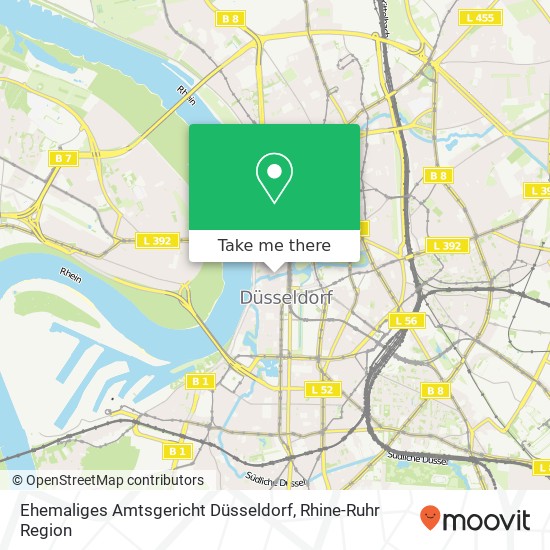 Карта Ehemaliges Amtsgericht Düsseldorf