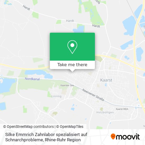 Silke Emmrich Zahnlabor spezialisiert auf Schnarchprobleme map