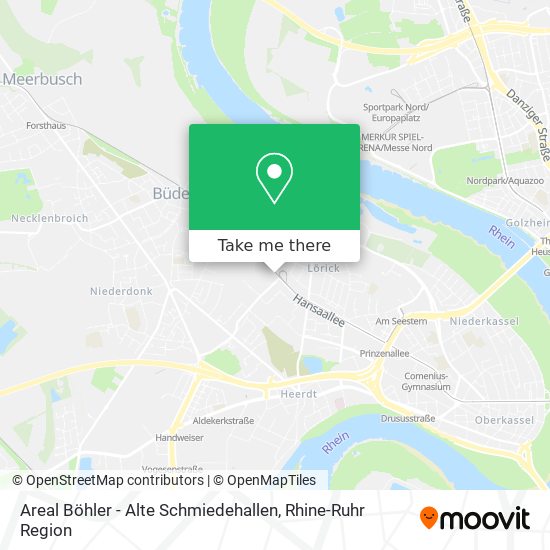 Areal Böhler - Alte Schmiedehallen map