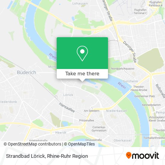 Strandbad Lörick map