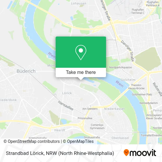 Карта Strandbad Lörick