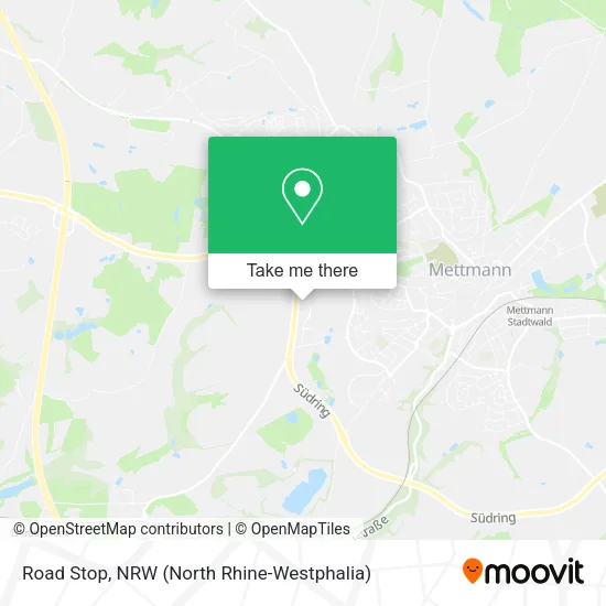 Road Stop map
