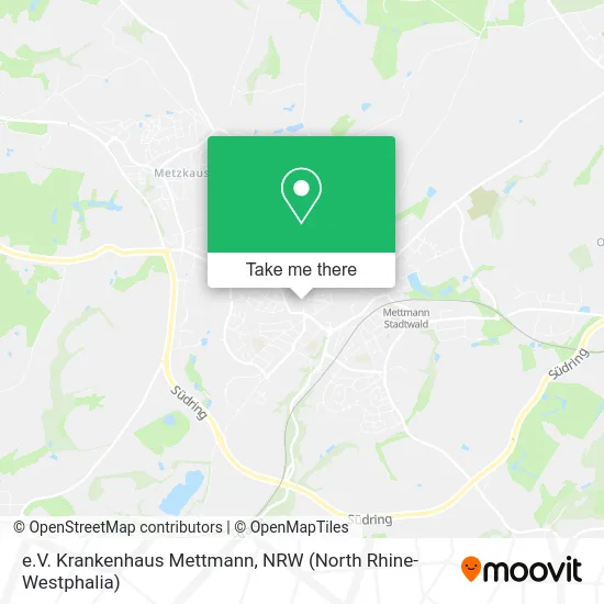 e.V. Krankenhaus Mettmann map