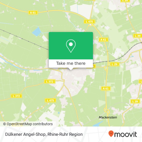 Dülkener Angel-Shop map