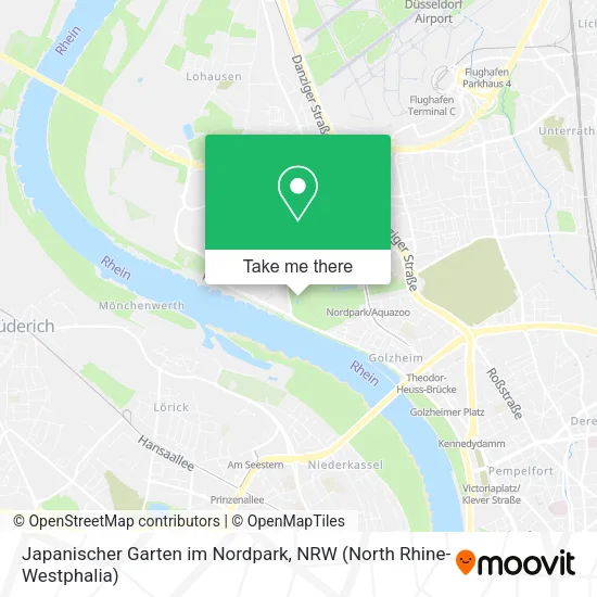 Карта Japanischer Garten im Nordpark