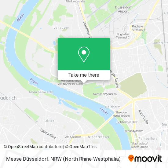 Карта Messe Düsseldorf