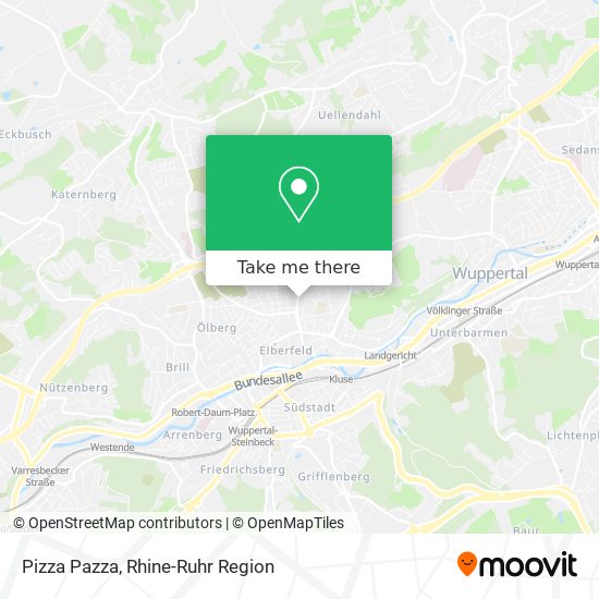 Pizza Pazza map